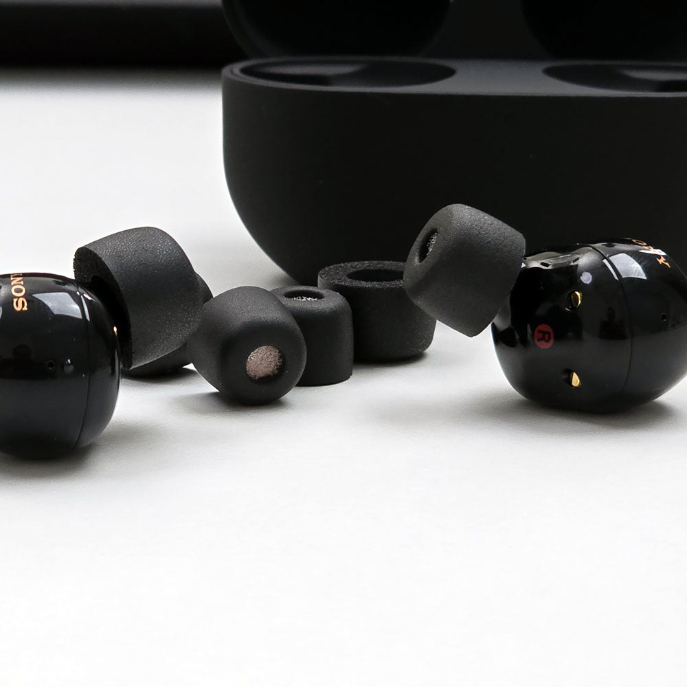 Foam Eartips for Sony WF-1000XM5 - Memory Foam Eartips - foamigo®