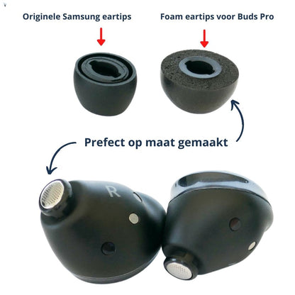 Foam Eartips for Samsung Galaxy Buds Pro - Memory Foam Eartips - foamigo®